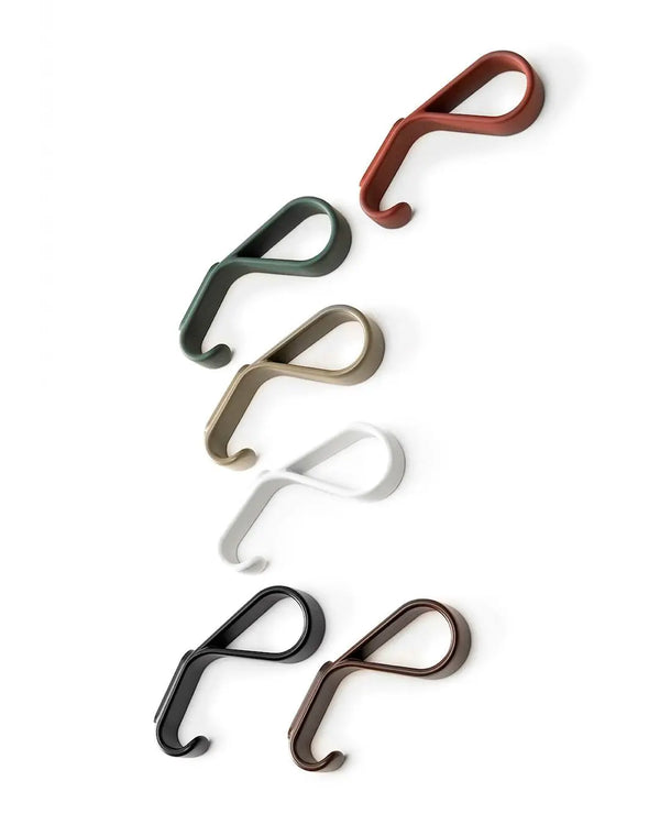 Agățătoare cuier Viefe Belt, alb mat, 113,9 × 22 × 64,6 mm - imagine 2