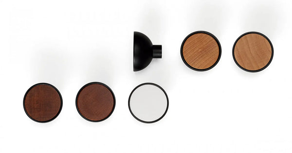Agățătoare cuier Viefe Bol, negru mat și alb mat, 45 × 31,2 mm - imagine 3