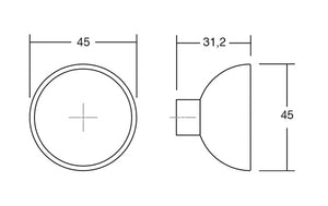 Agățătoare cuier Viefe Bol, negru mat și fag natur, 45 × 31,2 mm - imagine 4