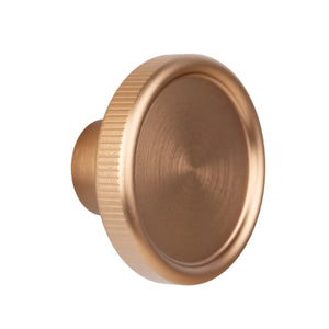 Agățătoare cuier Viefe Boto, alamă cava periată, 80 × 45 mm