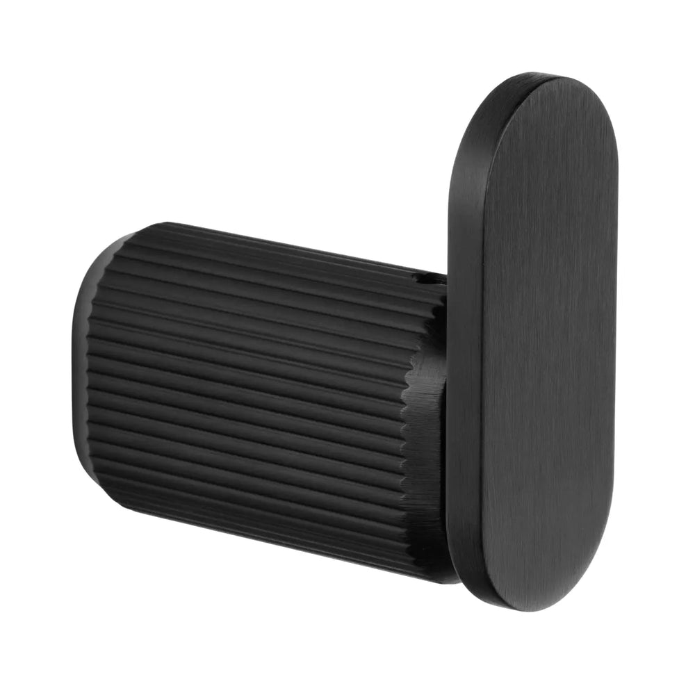 Agățătoare cuier Viefe Brooklyn, negru periat, 30 × 70 mm