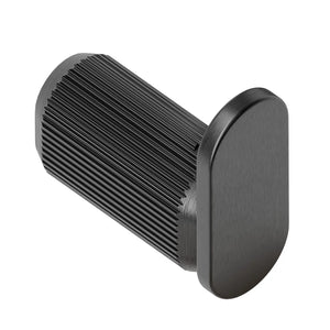 Agățătoare cuier Viefe Brooklyn, negru titan, 15 × 35 mm