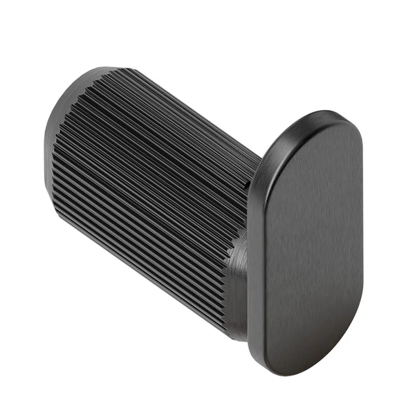 Agățătoare cuier Viefe Brooklyn, negru titan, 15 × 35 mm