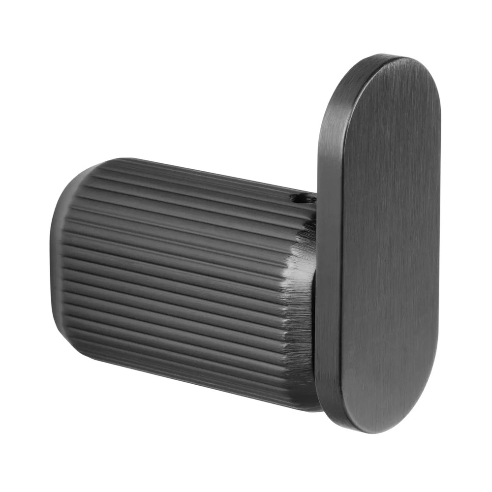 Agățătoare cuier Viefe Brooklyn, negru titan, 30 × 70 mm