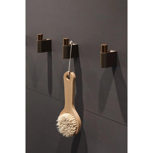 Agățătoare cuier Viefe Casey, maro metalic texturat și bronz mat, 23 × 61 mm - imagine 2
