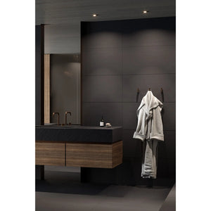 Agățătoare cuier Viefe Casey, maro metalic texturat și bronz mat, 23 × 61 mm - imagine 4