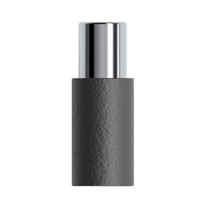 Agățătoare cuier Viefe Casey, negru lava texturat și negru titan lustruit, 23 × 61 mm