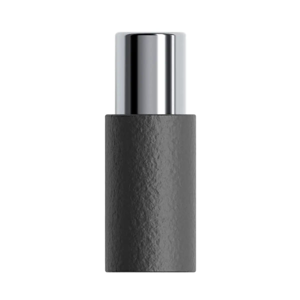 Agățătoare cuier Viefe Casey, negru lava texturat și negru titan lustruit, 23 × 61 mm