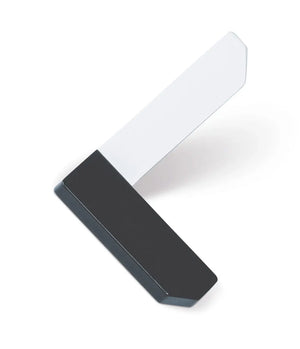 Agățătoare cuier Viefe Corner, gri antracit și alb mat, 101 × 87 × 67 mm