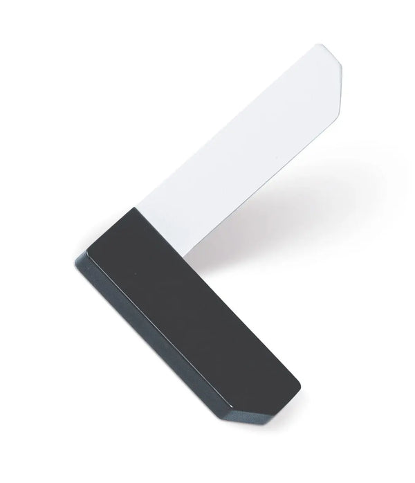 Agățătoare cuier Viefe Corner, gri antracit și alb mat, 101 × 87 × 67 mm