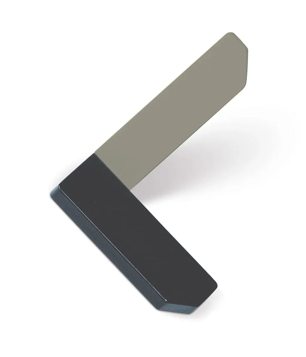 Agățătoare cuier Viefe Corner, gri antracit și gri mușchi, 101 × 87 × 67 mm
