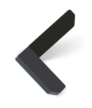 Agățătoare cuier Viefe Corner, gri antracit și negru mat, 101 × 87 × 67 mm