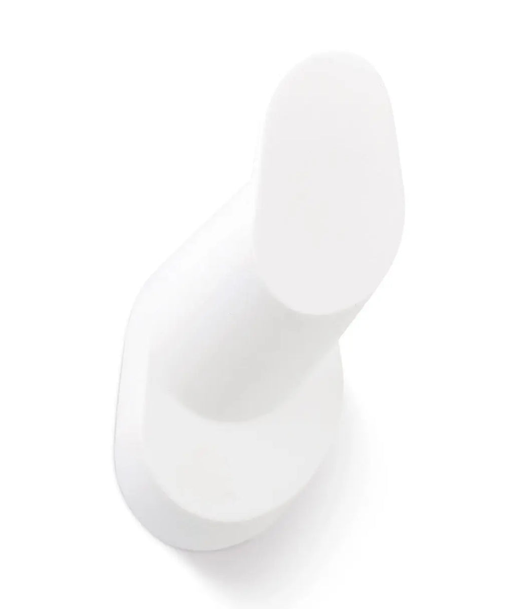 Agățătoare cuier Viefe Crestt, alb mat, 53 × 109 × 39 mm