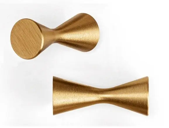 Agățătoare cuier Viefe Diabolo, alamă întunecată periată, 21,1 × 50 mm - imagine 2