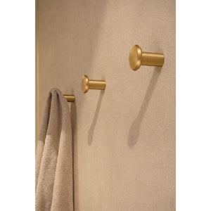 Agățătoare cuier Viefe Fase, alamă cava periată, 33 × 38 mm - imagine 2