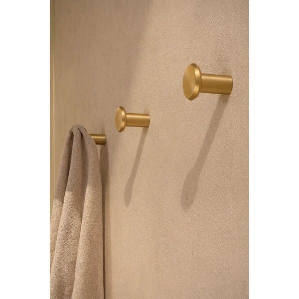 Agățătoare cuier Viefe Fase, alamă cava periată, 33 × 38 mm - imagine 2