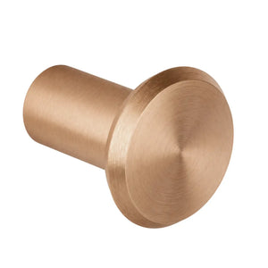 Agățătoare cuier Viefe Fase, alamă cava periată, 33 × 38 mm