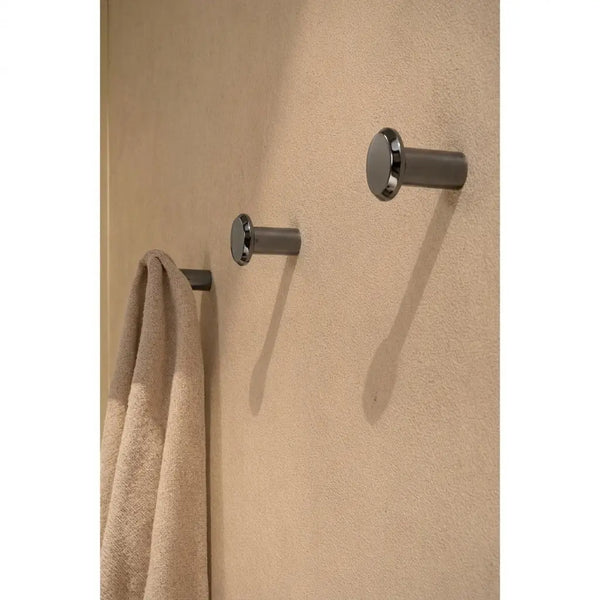 Agățătoare cuier Viefe Fase, negru titan lustruit, 33 × 38 mm - imagine 2