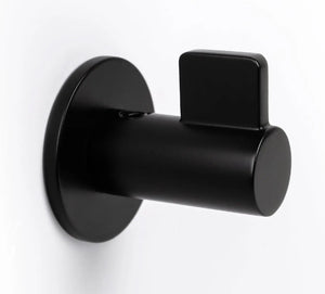 Agățătoare cuier Viefe Fin, negru mat, 50 × 54 × 52 mm