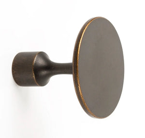 Agățătoare cuier Viefe Floid, alamă antichizată, Ø 60 mm