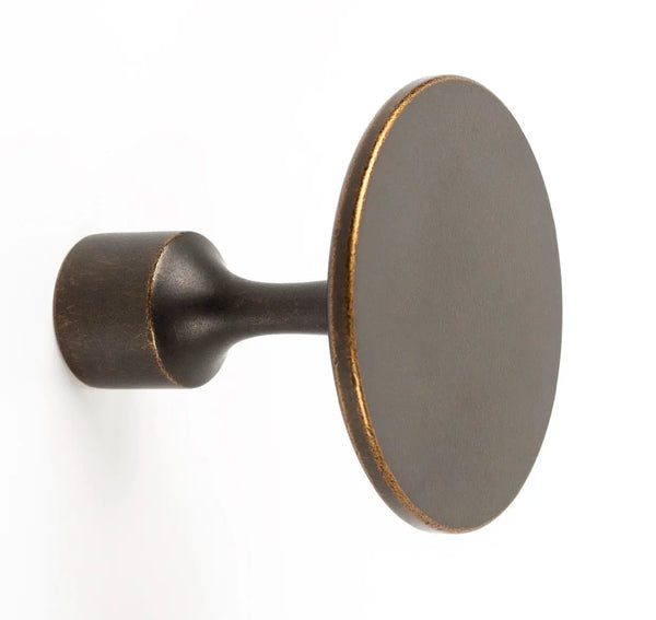 Agățătoare cuier Viefe Floid, alamă antichizată, Ø 60 mm