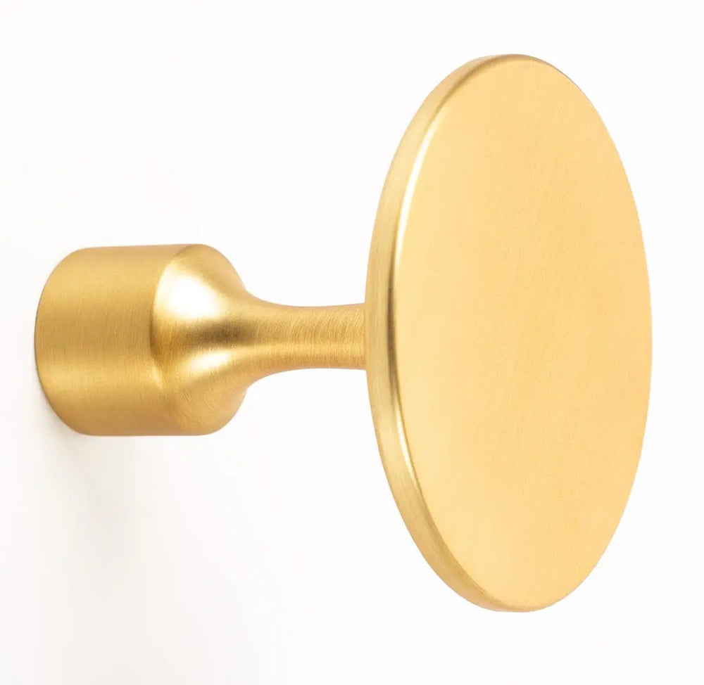 Agățătoare cuier Viefe Floid, auriu periat, Ø 60 mm