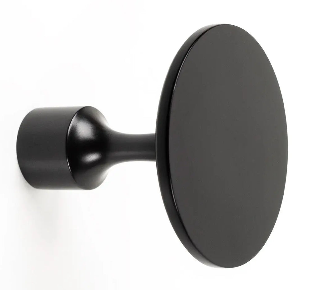 Agățătoare cuier Viefe Floid, negru mat, Ø 60 mm