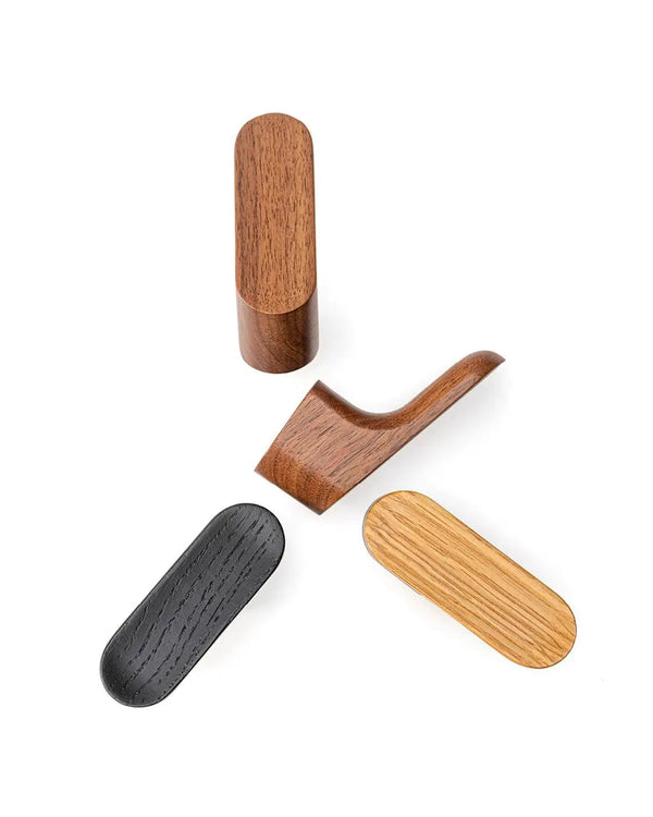 Agățătoare cuier Viefe Luv Wood, nuc, 82,2 × 28 × 49,7 mm - imagine 2