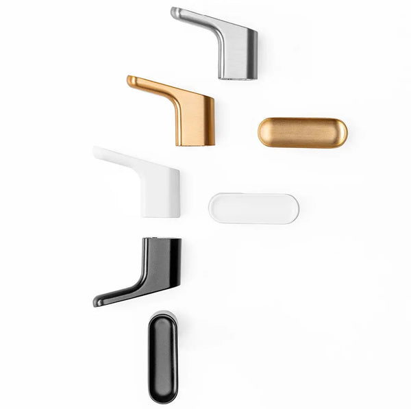 Agățătoare cuier Viefe Luv Zamak, negru mat, 51,2 × 17,5 × 41,1 mm - imagine 2
