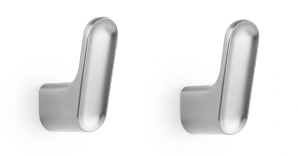Agățătoare cuier Viefe Luv Zamak, nichel periat, 51,2 × 17,5 × 41,1 mm
