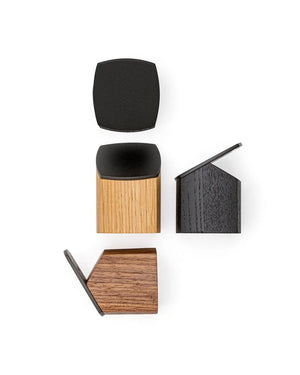 Agățătoare cuier Viefe Megg, frasin negru mat lacuit, 46,6 × 45 × 63,6 mm