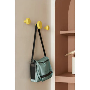 Agățătoare cuier Viefe Pulse Color, galben muștar, 92 × 62 mm - imagine 2