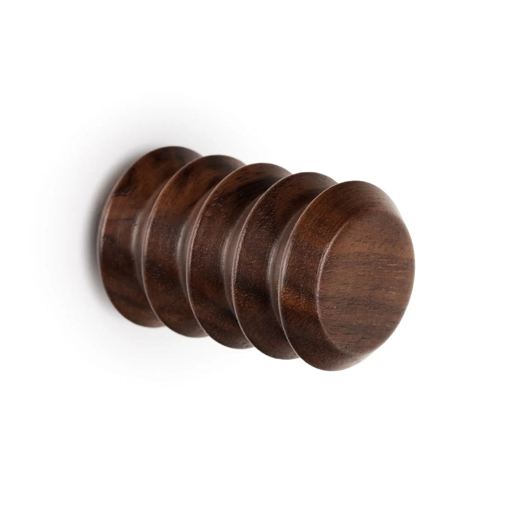Agățătoare cuier Viefe Pulse, nuc, 28 × 45 mm