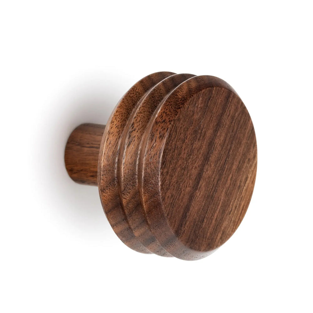 Agățătoare cuier Viefe Pulse, nuc, 65 × 57 mm