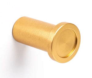 Agățătoare cuier Viefe Round, alamă întunecată periată, 28 × 45 mm