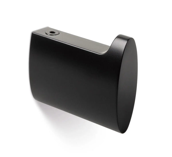Agățătoare cuier Viefe Takk, negru mat, 16 × 50 × 57 mm
