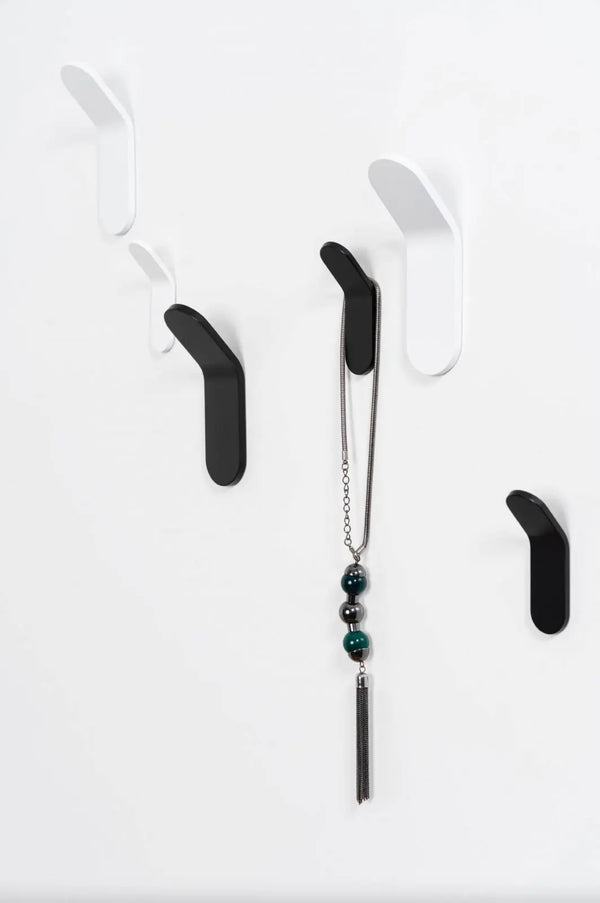 Agățătoare cuier Viefe Tik, negru mat, 25 × 80 × 30 mm - imagine 4