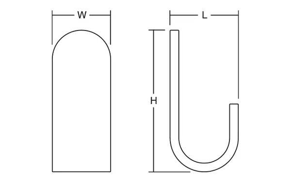 Agățătoare cuier Viefe Tok, negru mat, 40 × 100 × 47 mm