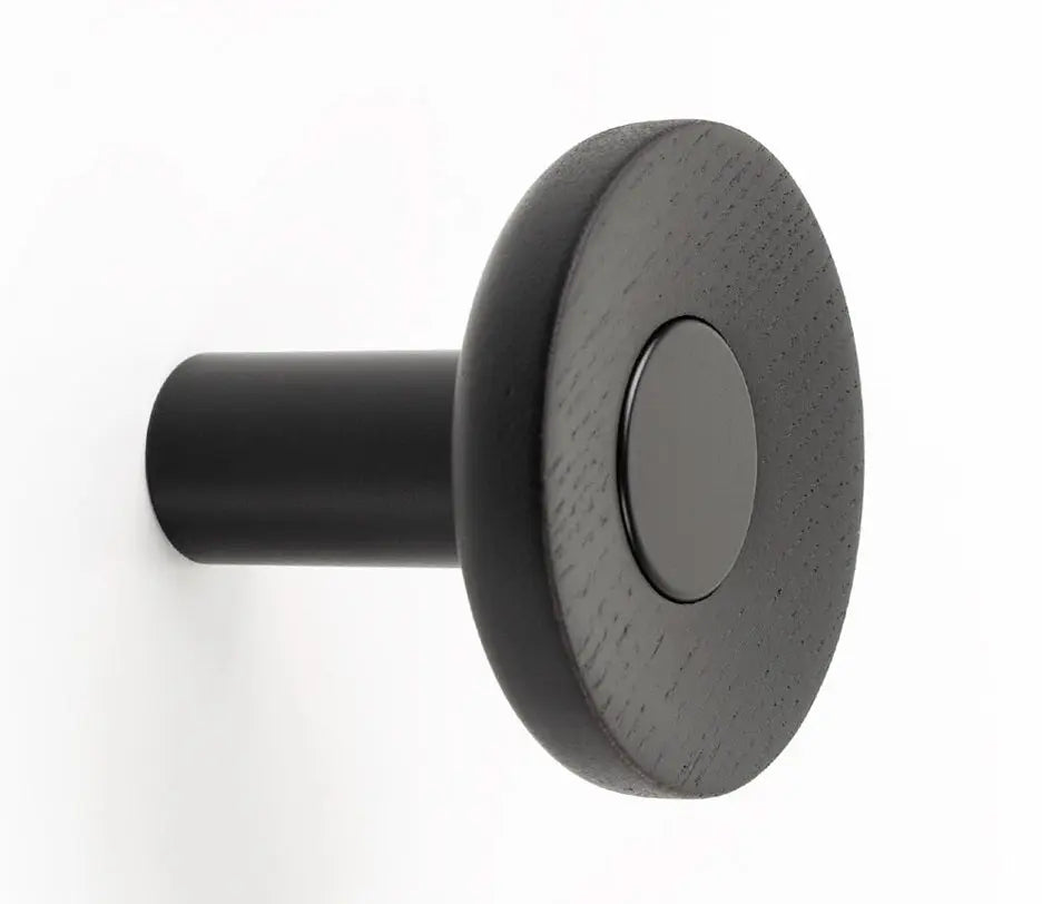 Agățătoare cuier Viefe Zoot, negru mat, Ø 60 mm