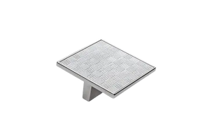 Buton de mobilier din zinc Mine, 32x55x55, cromat - lussoline