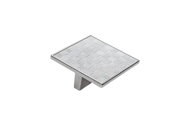 Buton de mobilier din zinc Mine, 32x55x55, cromat - lussoline