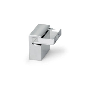 Buton din sticlă Viefe Glass, crom lustruit și sticlă securizată, 30 mm