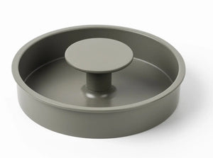 Buton îngropat Viefe Dipo, gri mușchi, Ø 74 mm - imagine 3