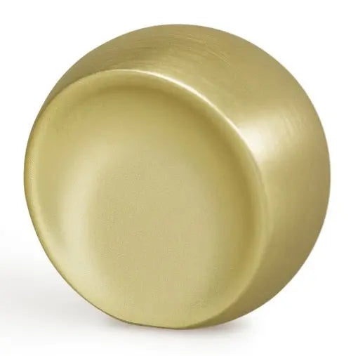 Buton mobilier Viefe Ball, alamă periată, Ø 29,5 mm