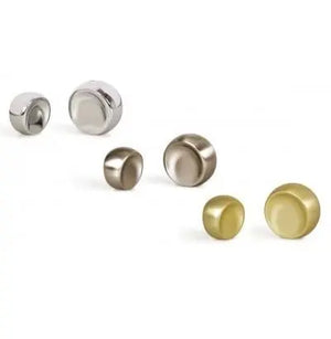 Buton mobilier Viefe Ball, nichel periat, Ø 29,5 mm - imagine 2