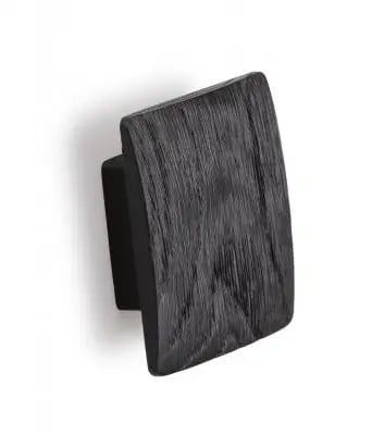 Buton mobilier Viefe Balto, negru periat, 60 mm