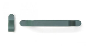 Buton mobilier Viefe Belt, verde forest, 63,5 × 22 mm - imagine 5