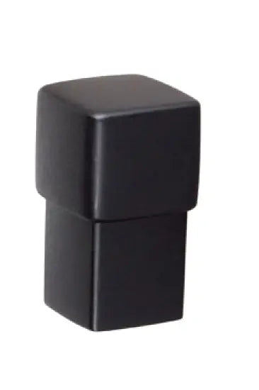 Buton mobilier Viefe Boxx, negru mat, 15 × 25 mm