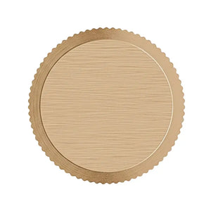 Buton mobilier Viefe Brooklyn Big, alamă cava periată, Ø 40 mm