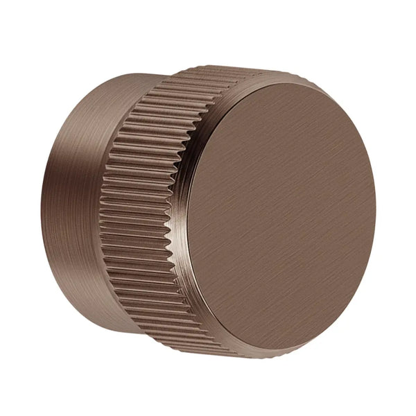 Buton mobilier Viefe Brooklyn Big, bronz periat, Ø 40 mm - imagine 3